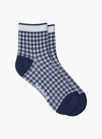 Sokken met print - katoenblend BLEUFORET Blauw